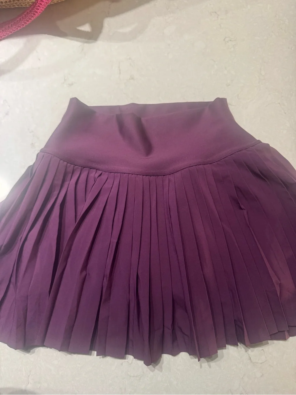 Alo Grand Slam tennis skirt in purple